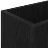 vidaXL Supporto per Ombrellone Rovere Nero 40 x 20 x 55,5 cm