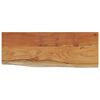vidaXL Mensola a Muro 80x30x2,5cm Rettangolare Legno Acacia Bordi Vivi