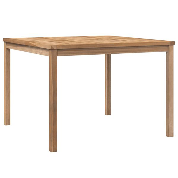 vidaXL Tavolo da Pranzo per Giardino 110x110x77 cm in Massello di Teak
