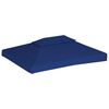 vidaXL Copertura Superiore per Gazebo a 2 Strati 310 g/m&sup2; 4x3 m Blu