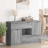 vidaXL Credenza Grigio Sonoma 100 x 30 x 65,6 Legno multistrato