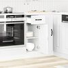 vidaXL Base da Cucina Kalmar Bianco in Legno Multistrato
