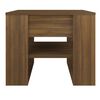 vidaXL Tavolino Salotto Rovere Marrone 55,5x55x45 cm Legno Multistrato