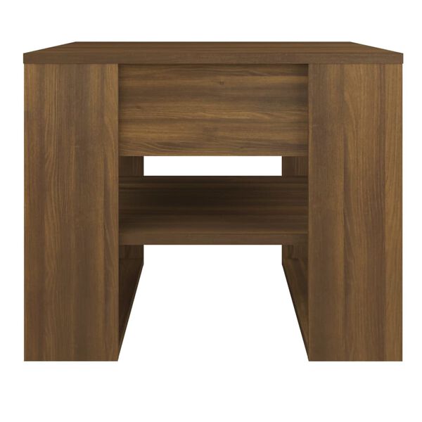vidaXL Tavolino Salotto Rovere Marrone 55,5x55x45 cm Legno Multistrato