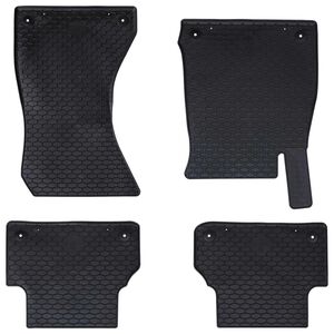 vidaXL Tappetino per Auto 4 pz adatto per Audi A4 B9 2015-2024 Gomma