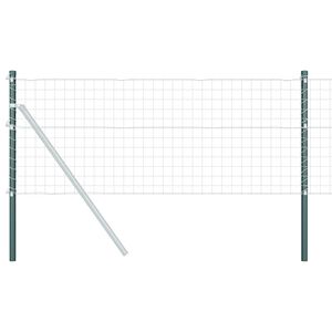 vidaXL Palo della recinzione 2 pcs Verde 50 cm