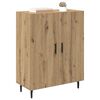 vidaXL Credenza Rovere artigianale 69,5 x 34 x 90 cm Legno multistrato