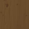 vidaXL Credenza Marrone Ambrato 74x35x117 cm in Legno Massello di Pino