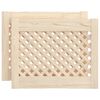 vidaXL Ante con Design a Reticolo 2 pz 49,5x39,5 cm in Legno di Pino