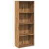 vidaXL Libreria Rovere Artigianale 60x30x152 cm in Legno Multistrato