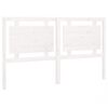 vidaXL Testiera per Letto Bianca 165,5x4x100 cm Legno Massello di Pino