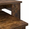 vidaXL Set di Tavolini da Caff&egrave; 2 pcs Rovere fum&eacute; Legno multistrato