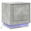 vidaXL Armadio da Notte Grigio cemento 44 x 34,5 x 45 cm