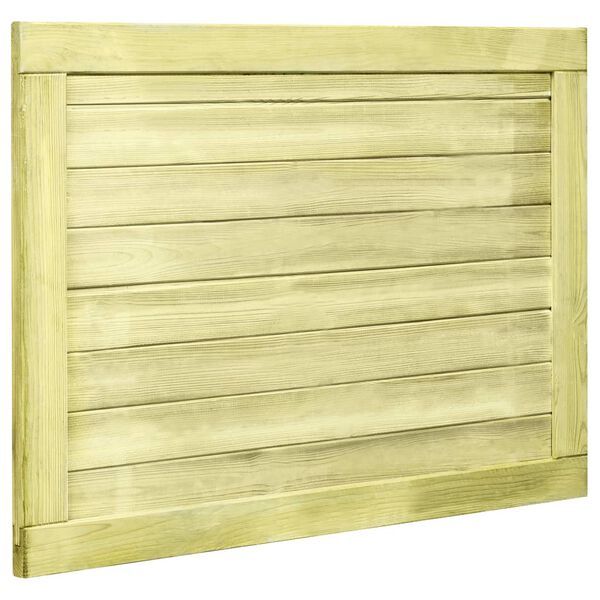 vidaXL Cancello da Giardino in Legno di Pino Impregnato 75x100 cm
