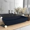 vidaXL Lavabo Lusso Rettangolare Blu Scuro Opaco 71x38 cm in Ceramica