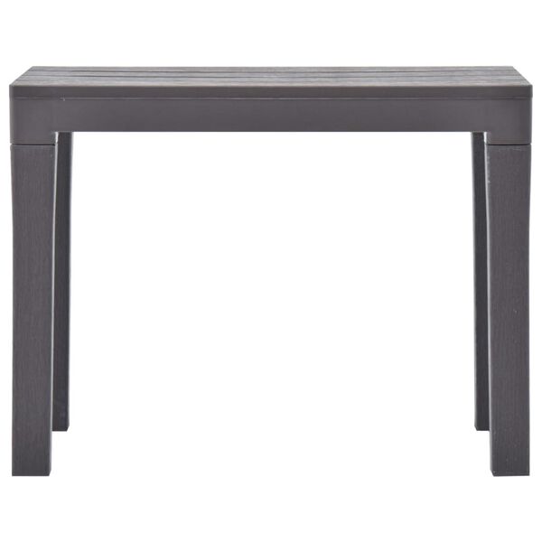 vidaXL Panchine da Giardino 2 pz Mocca in Plastica