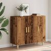 vidaXL Credenza Legno Antico 90x34x80 cm in Legno Multistrato