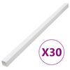 vidaXL Canalina per Cavi 33x33 mm 30 m in PVC