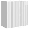 vidaXL Mobiletto a muro Bianco Lucido 59 x 31 x 60 cm