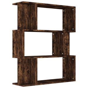 vidaXL Libreria/Divisorio Rovere Fumo 80x24x96 cm in Legno Ingegnerizzato