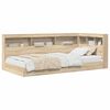 vidaXL Letto Libreria Rovere Sonoma 75 x 190 cm Legno multistrato
