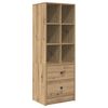 vidaXL Credenza con cassetto Rovere artigianale 45,5 x 34 x 127 cm