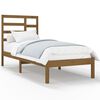 vidaXL Giroletto senza Materaso Ambra in Legno Massello 75x190 cm