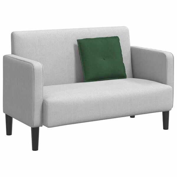 vidaXL Cuscino per Schiena Verde Giungla 50 x 45 cm Tessuto in Cords