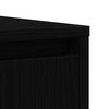 vidaXL Credenza Rovere Nero 85x34x76 cm in Legno Multistrato