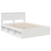 vidaXL Struttura del letto Bianco 140 x 200 cm Legno multistrato
