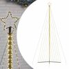 vidaXL Albero di Natale a LED 789 LED Bianco Caldo 476 cm