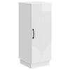 vidaXL Credenza Bianco Lucido 33 x 34,5 x 87 cm Legno ingegnerizzato