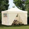 vidaXL Tenda Party Crema 280 x 410 x 315 cm Tessuto Oxford