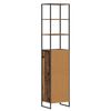 vidaXL Mobile da Bagno con cassetto Legno vecchio 40 x 30 x 180 cm