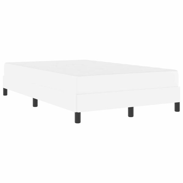 vidaXL Struttura del letto Bianco Puro 120 x 200 cm Tessuto