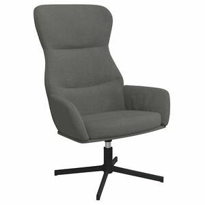 vidaXL Sedia Relax Grigio Scuro in Velluto