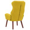 vidaXL poltrona Giallo 69 x 74 x 93 cm Velluto