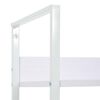 vidaXL Scaffale Libri 3 Ripiani Bianco 60x27,6x90,5 Legno Multistrato