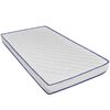 vidaXL Letto con Materasso Memory Foam in Similpelle 180x200 cm