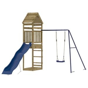 vidaXL Set da Gioco da Esterno in Legno di Pino Impregnato