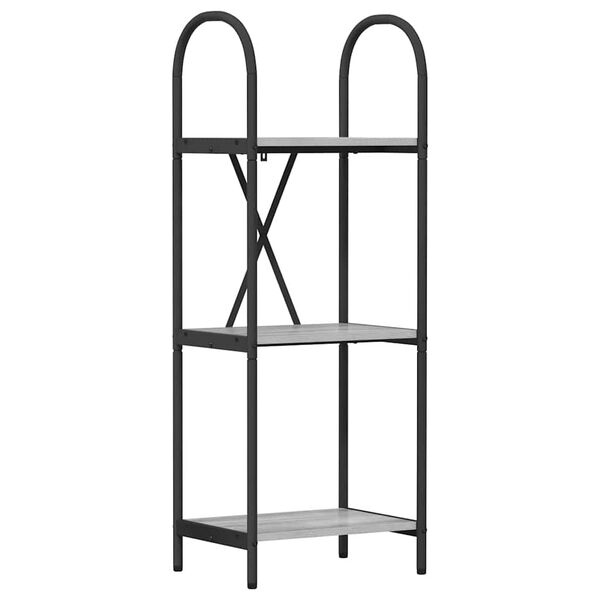 vidaXL Libreria Grigio Sonoma 40 x 30 x 109 cm Legno multistrato