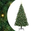 vidaXL Albero di Natale artificiale con 300 LED Verde 180 cm