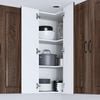 vidaXL Mobile da cucina con porta Rovere Marrone 57 x 57 x 100 cm