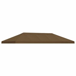 vidaXL Copertura Tenda Gazebo 6 x 3 m Tortora Poliestere 190