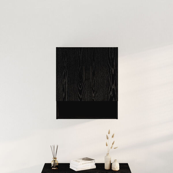 vidaXL Armadietto a muro Rovere nero 60 x 31 x 70 cm Legno multistrato