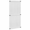 vidaXL Porta Corona Bianco 100 x 210 cm Legno multistrato