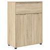 vidaXL Mobile da Bagno con cassetto Rovere Sonoma 72,5 x 36,5 x 100 cm