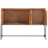 vidaXL Credenza 110x28x76 cm in Legno Massello di Acacia