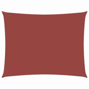 vidaXL Parasole a Vela Oxford Rettangolare 3x4 m Terracotta