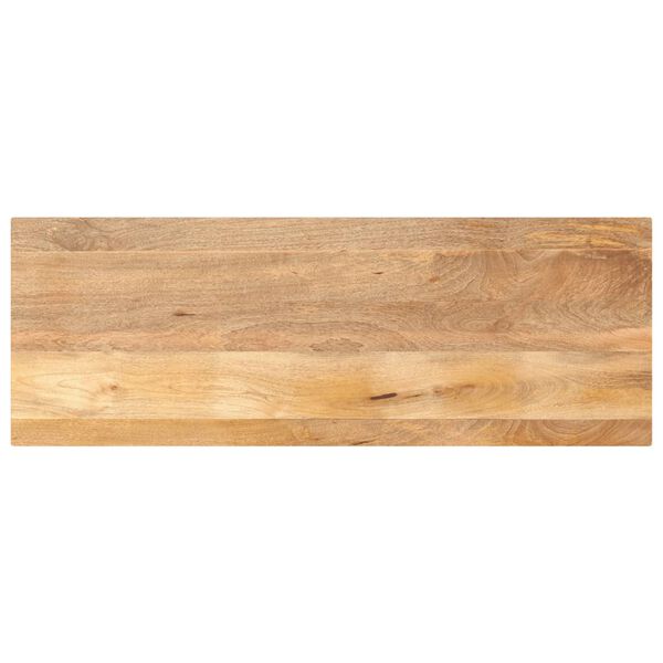 vidaXL Piano per Tavolo 140x50x2,5cm Rettangolare Legno Massello Mango